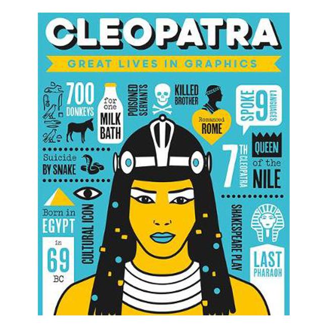 Great Lives in Graphics: Cleopatra - Books Button
