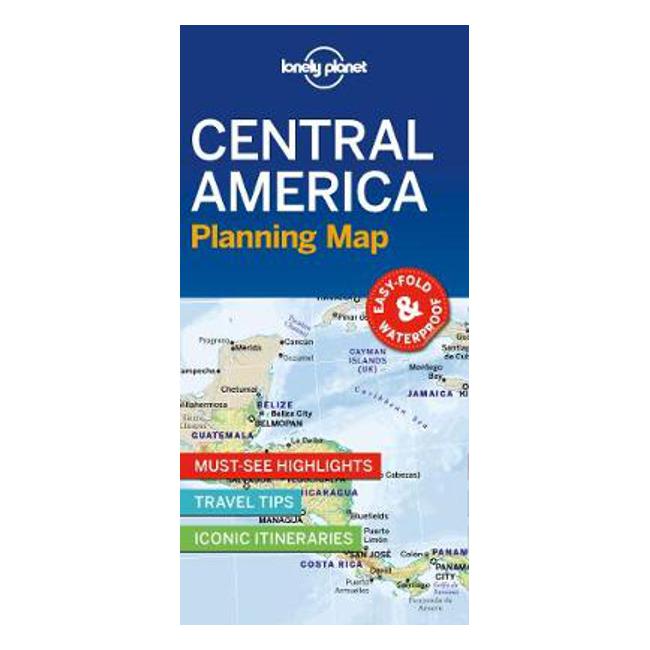 Lonely Planet Central America Planning Map-Marston Moor