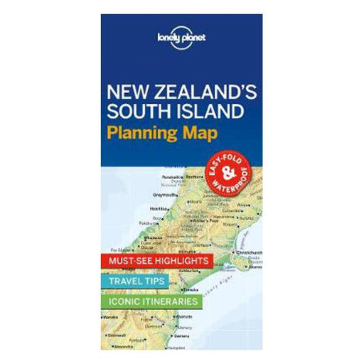 Lonely Planet New Zealand's South Island Planning Map-Marston Moor