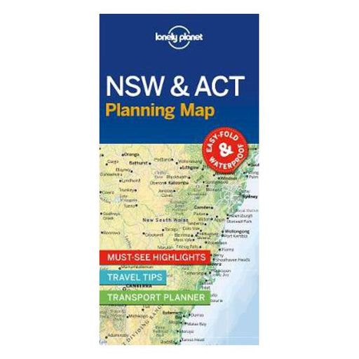 Lonely Planet New South Wales & ACT Planning Map-Marston Moor