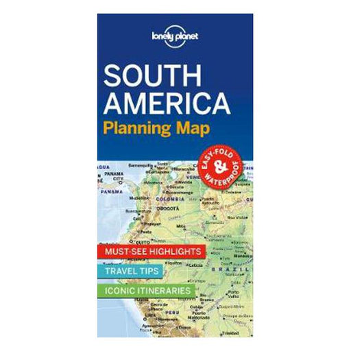 Lonely Planet South America Planning Map-Marston Moor