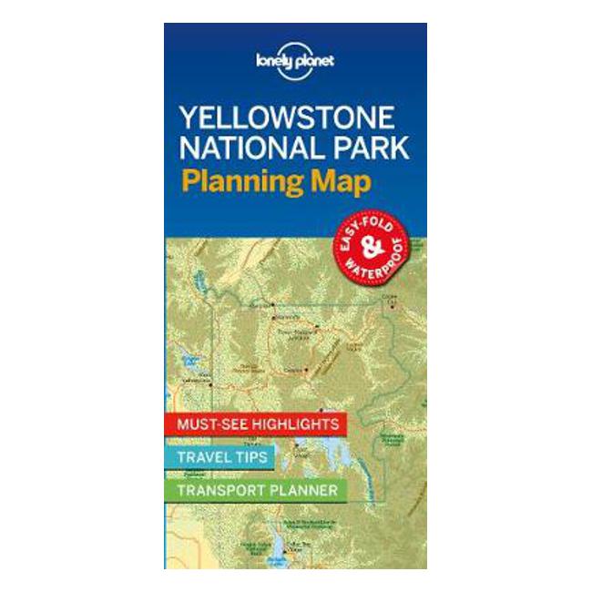 Lonely Planet Yellowstone National Park Planning Map-Marston Moor