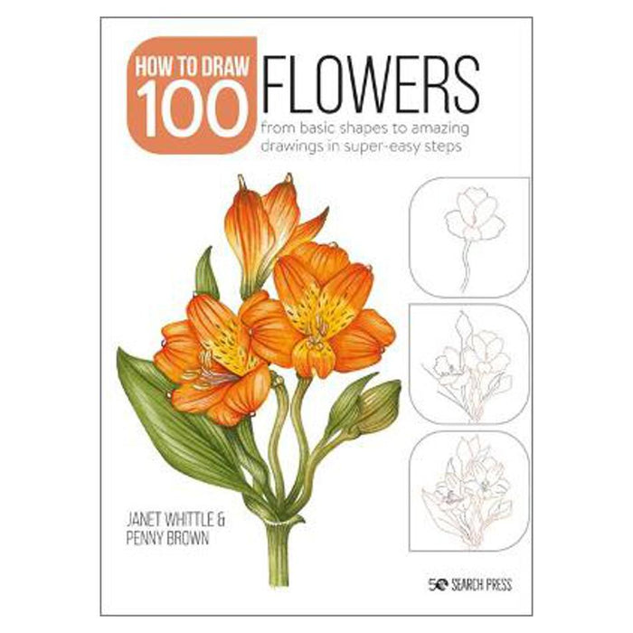 Draw 100: Flowers | Janet Whittle