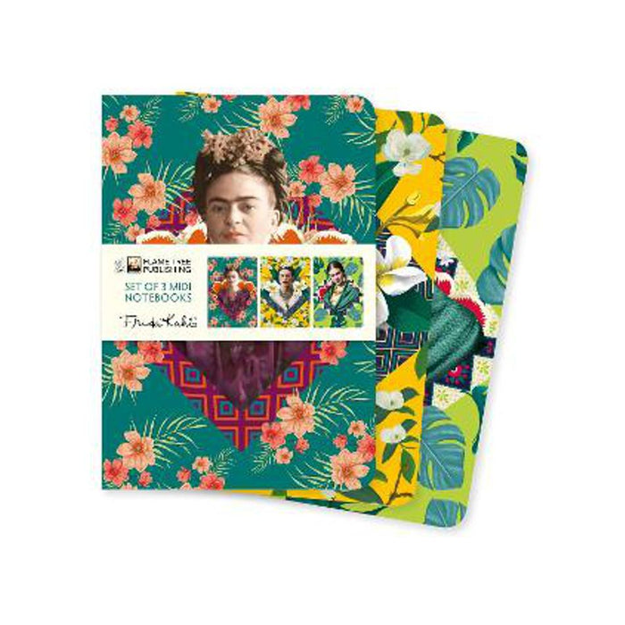 Frida Kahlo Set of 3 Midi Notebooks