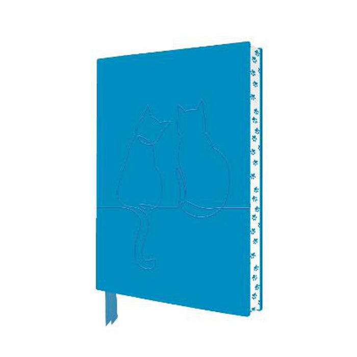 Two Happy Cats Artisan Art Notebook (Flame Tree Journals)