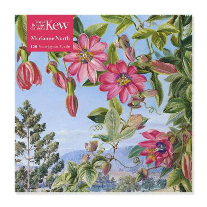 Adult Jigsaw Puzzle Kew: Marianne North: View in the Brisbane Botanic Garden (500 pieces)
