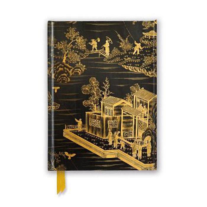 Chinese Lacquer Black & Gold Screen (Foiled Journal)