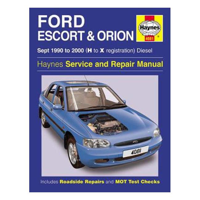 Ford Escort & Orion Diesel 1990-2000 Repair Manual - Haynes Publishing