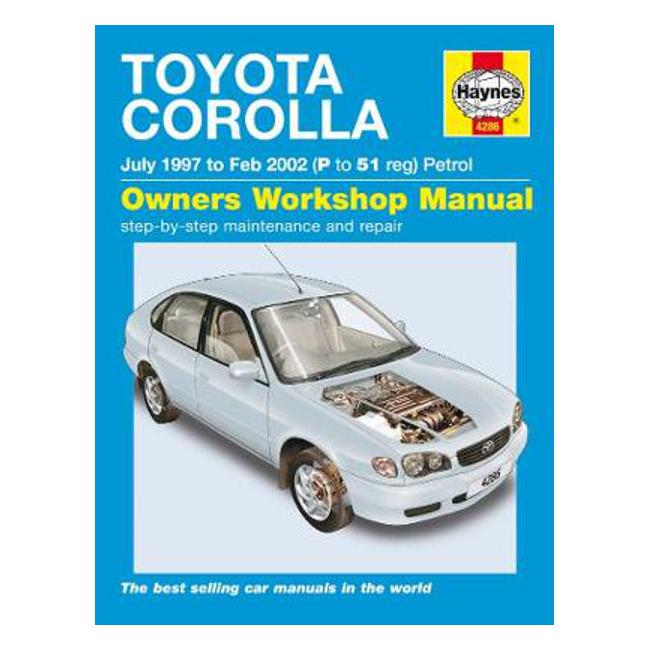 Toyota Corolla Petrol 1997-2002 Repair Manual-Marston Moor