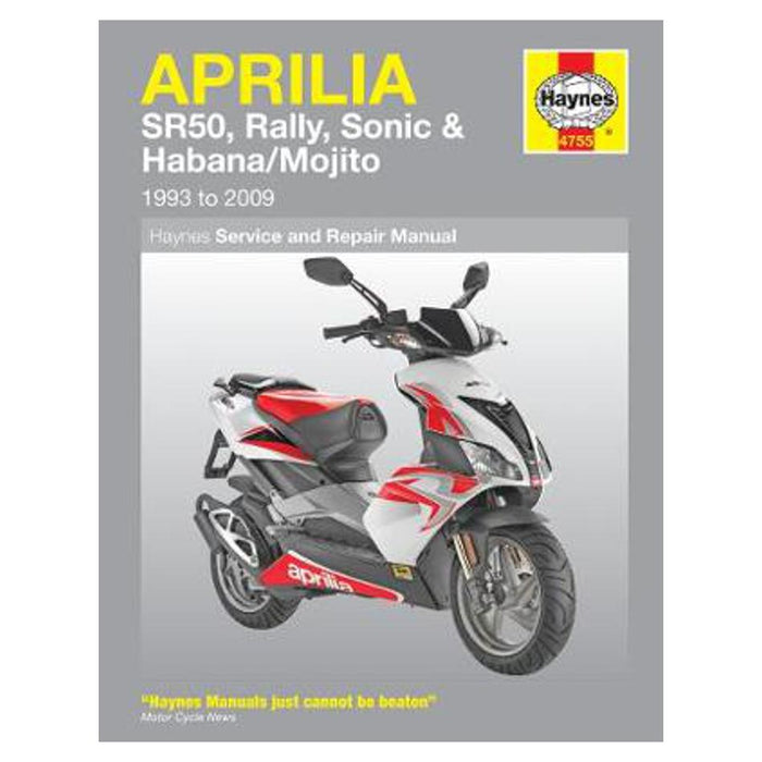 Aprilia SR50 Scooters 1993-2009 Repair Manual
