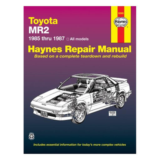 Toyota MR2 1985-1987 Repair Manual-Marston Moor