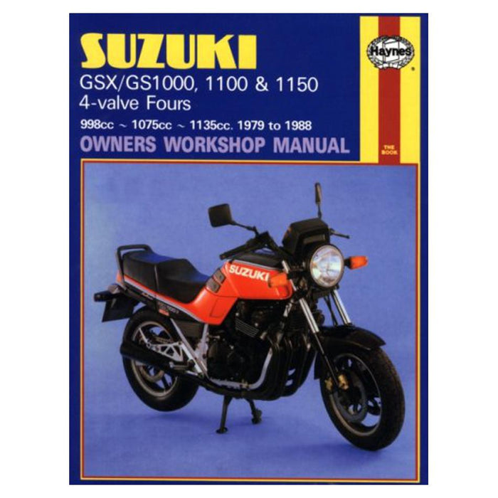 Suzuki GSX/GS1000, 1100 & 1150 4-valves 1979-1988 Repair Manual