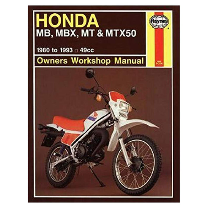 Honda MB, MBX, MT & MTX50 1980-1993 Repair Manual