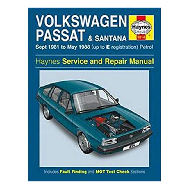 Volkswagen Passat and Santana 1981-88 Service and Repair Manual-Marston Moor