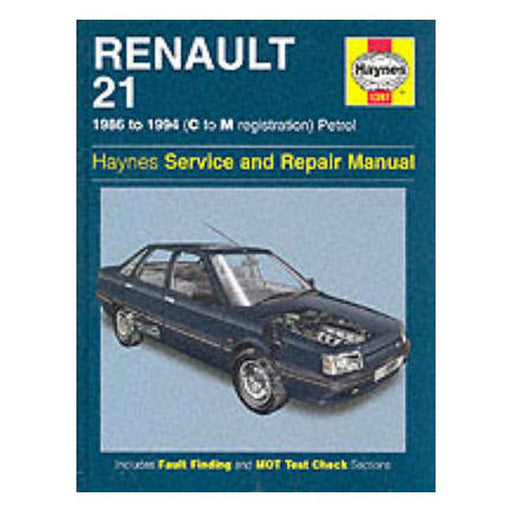 Renault 21 (Petrol) Service and Repair Manual-Marston Moor
