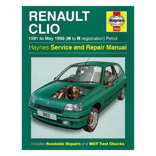 Renault Clio Petrol 1991-1998 Repair Manual-Marston Moor