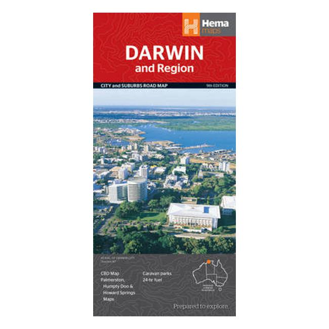 Darwin and Region Handy Map: 2012 - Hema Maps