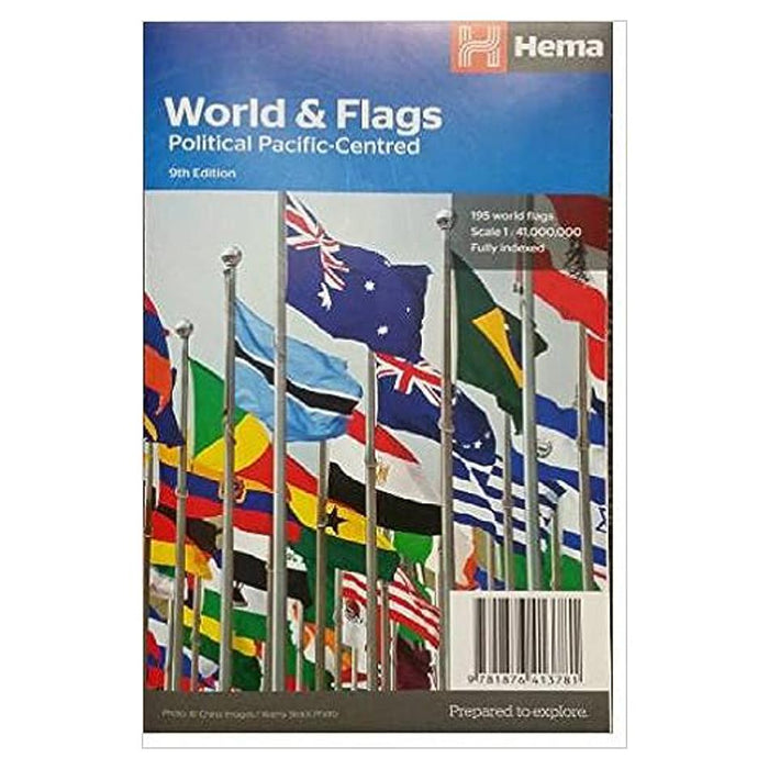 World & Flags Map | Hema Maps
