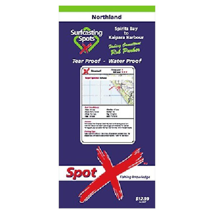 Spot X Northland Surfcasting Map