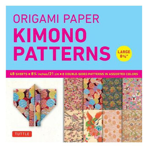 Origami Paper - Kimono Patterns - Large 8 1/4" - 48 Sheets: Tuttle Origami Paper: High-Quality Double-Sided Origami Sheets Printed with 8 Different Designs (Instructions for 6 Projects Included)-Marston Moor