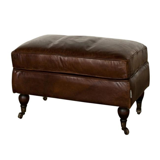 Rembrandt Large Ottoman Vintage Cigar Brown AF2100-Marston Moor