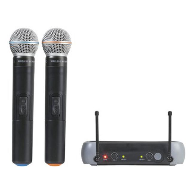 Dual Wireless Uhf Microphone System