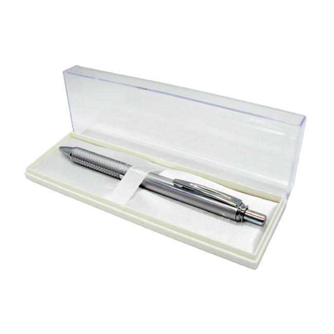 Pentel energel gel roller pen retractable bl407 0.7mm silver brl blk ink-Marston Moor