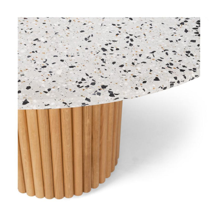Terrazzo Dining Table 120rd (Natural Oak)