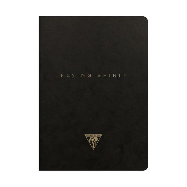 Flying Spirit Sewn Notebook A5 Asstd Black