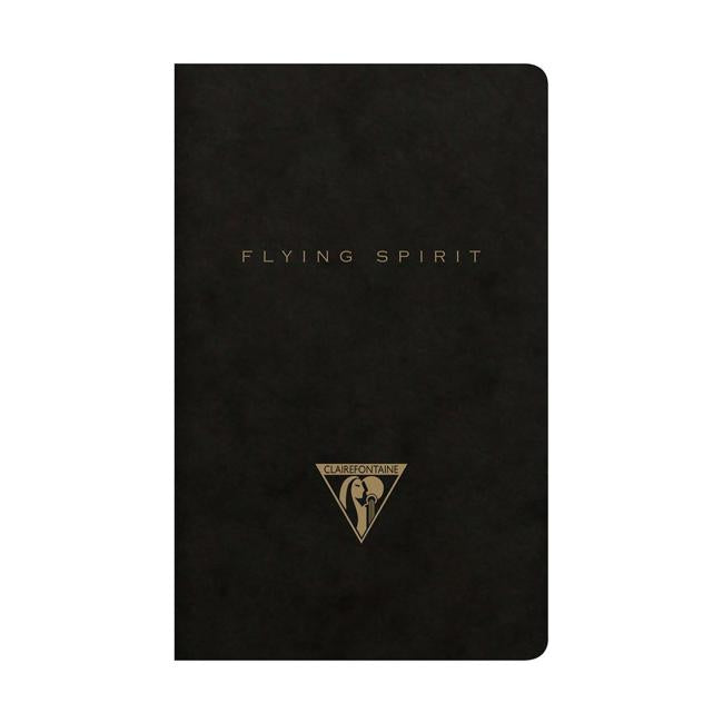 Flying Spirit Sewn Notebook 7.5x12 Asstd Black