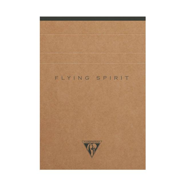 Flying Spirit Clothbound Notepad A6 Asstd Kraft