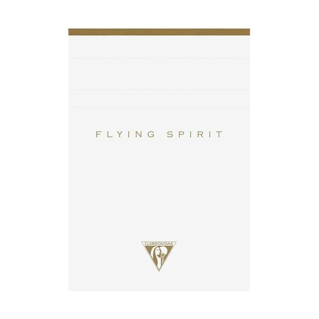 Flying Spirit Clothbound Notepad A6 Asstd White