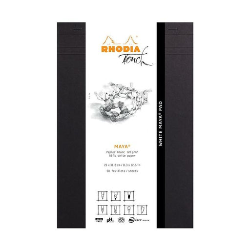 Rhodia Touch Maya White Pad A4+ Blank-Marston Moor