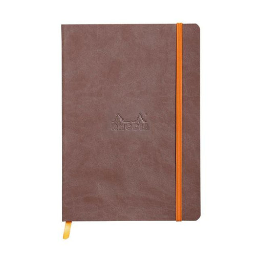 Rhodiarama Softcover Notebook A5 Lined Chocolate-Marston Moor