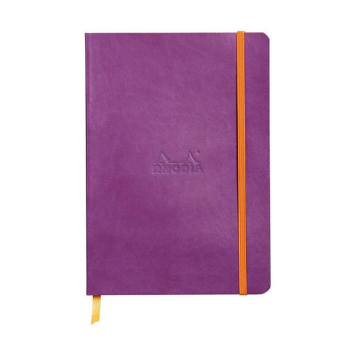 Rhodiarama Softcover Notebook A5 Lined Purple-Marston Moor