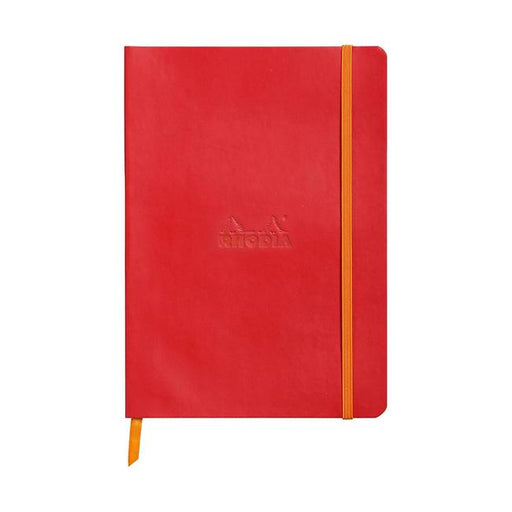 Rhodiarama Softcover Notebook A5 Lined Poppy-Marston Moor
