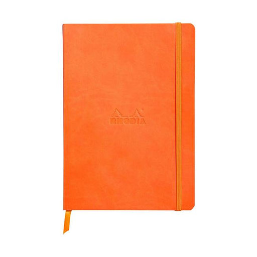 Rhodiarama Softcover Notebook A5 Lined Tangerine-Marston Moor