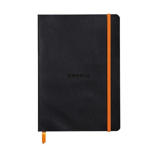 Rhodiarama Softcover Notebook A5 Dotted Black-Marston Moor