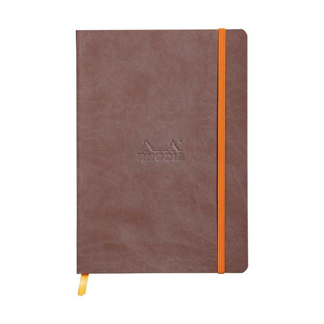 Rhodiarama Softcover Notebook A5 Dotted Chocolate-Marston Moor