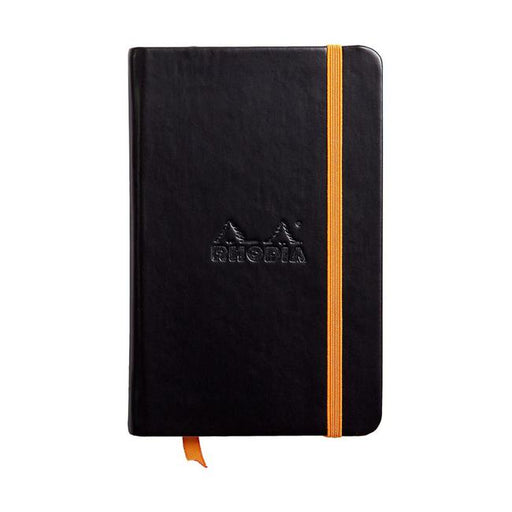 Rhodiarama Hardcover Notebook Pocket Lined Black-Marston Moor