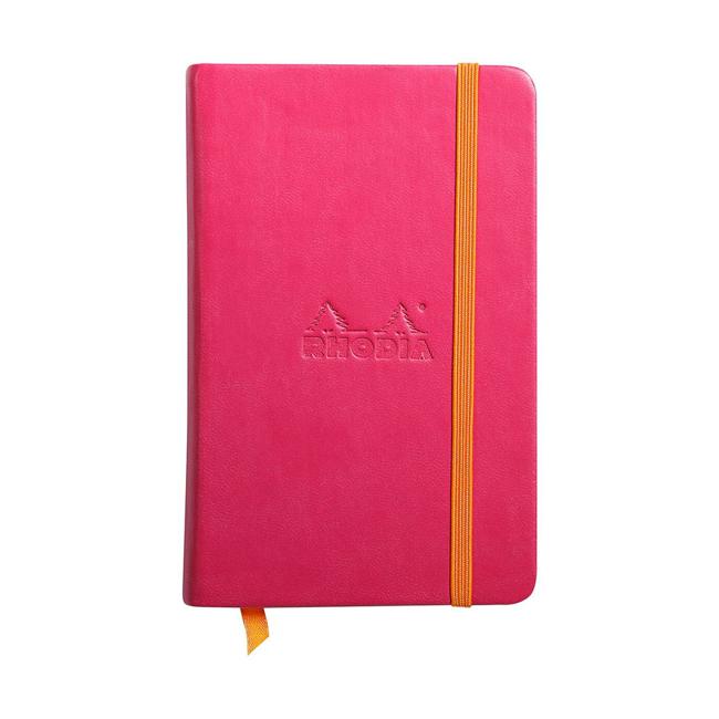 Rhodiarama Hardcover Notebook Pocket Lined Raspberry-Marston Moor