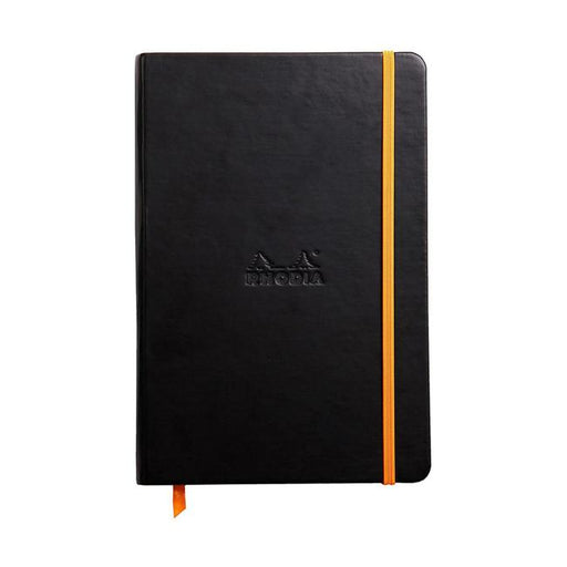 Rhodiarama Hardcover Notebook A5 Blank Black-Marston Moor