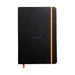 Rhodiarama Hardcover Notebook A5 Blank Black-Marston Moor