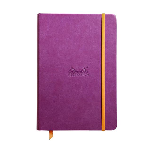 Rhodiarama Hardcover Notebook A5 Blank Purple-Marston Moor