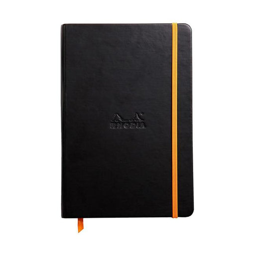 Rhodiarama Hardcover Notebook A5 Lined Black-Marston Moor