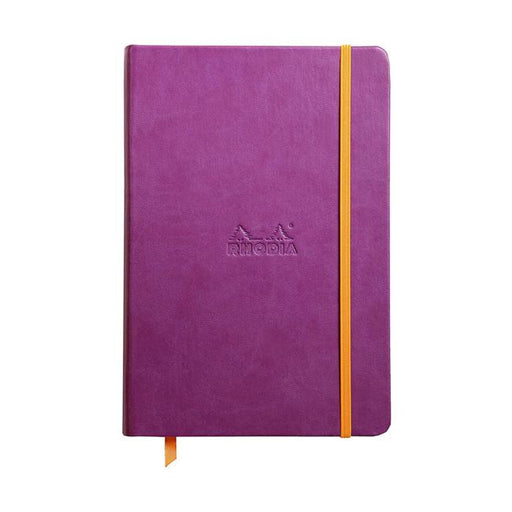 Rhodiarama Hardcover Notebook A5 Lined Purple-Marston Moor