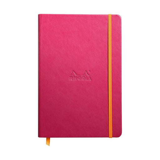 Rhodiarama Hardcover Notebook A5 Lined Raspberry-Marston Moor