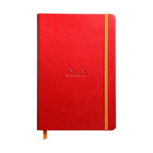 Rhodiarama Hardcover Notebook A5 Lined Poppy-Marston Moor