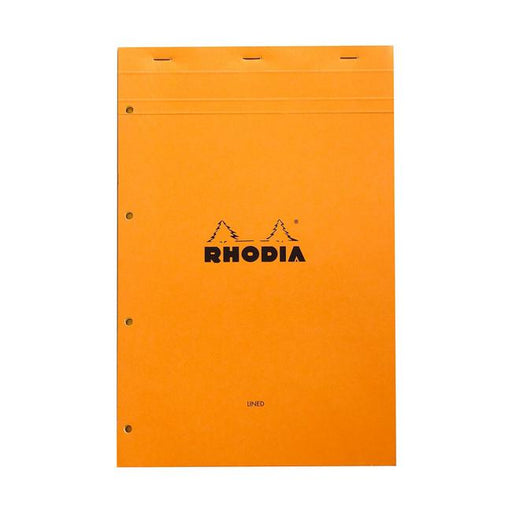 Rhodia Bloc Yellow Pad No. 119 A4+ Lined Orange-Marston Moor