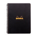 Rhodiactive Notebook Spiral A5+ Lined Black-Marston Moor